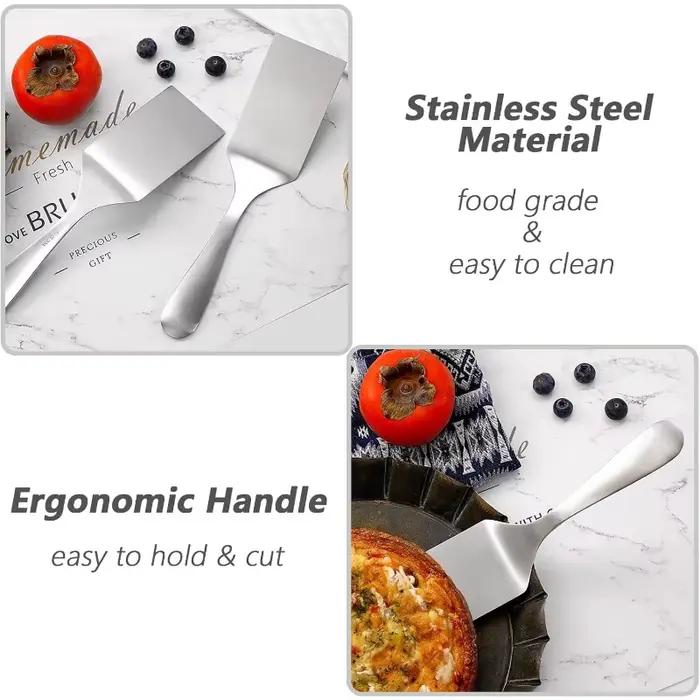 Spatule plate en acier inoxydable