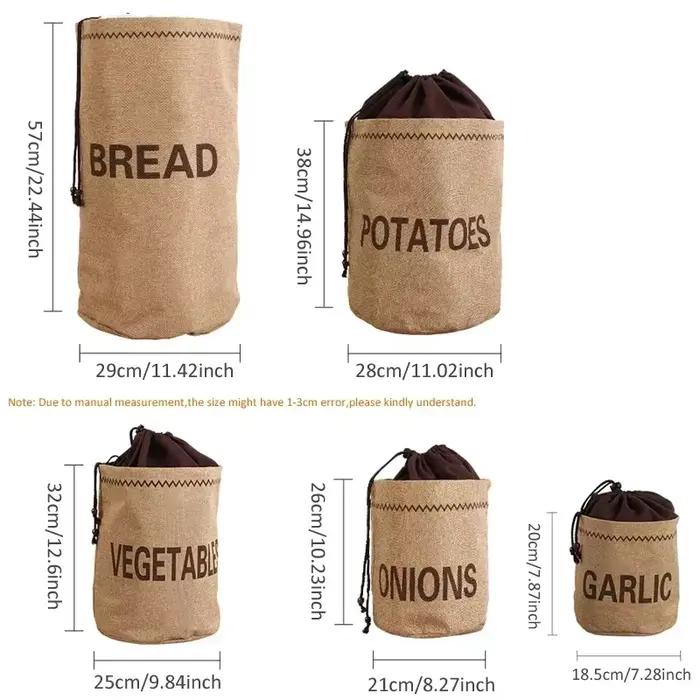 Sac de rangement pour pommes de terre