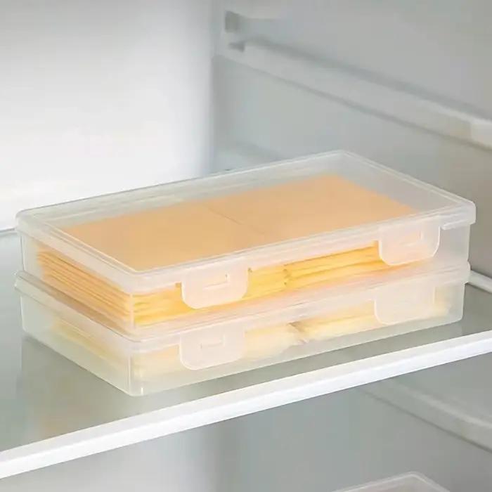 Boîtes de scellage alimentaires portables de boîte de stockage de tranche de fromage pour le beurre