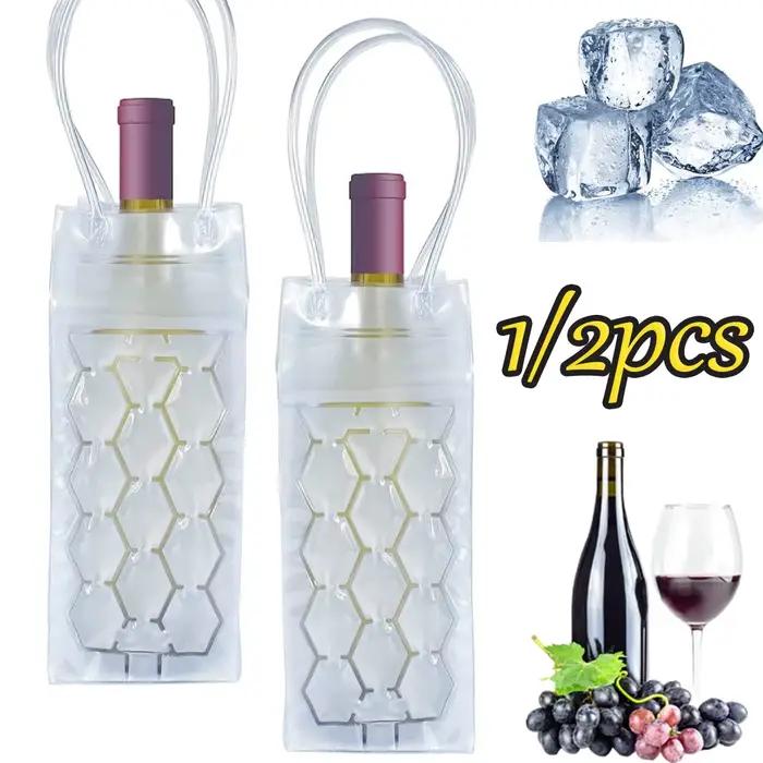 Sac à vin glacé support de refroidissement en gel seau à glace réfrigérateur pour bar boissons fraîches occasions spéciales événements festifs