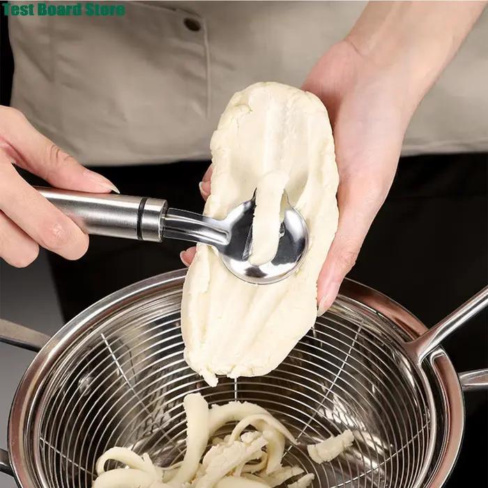 Éplucheur de Cactus en acier inoxydable, éplucheur de nouilles, éplucheur de fruits et légumes, cuillère boules de Melon et dissolvant de graines, ustensiles de cuisine 1 pièce