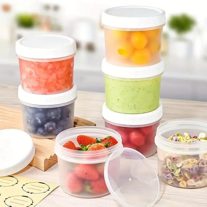 Pots de pouding au yaourt 160 ml/400 ml avec couvercles