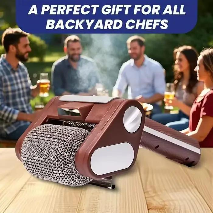 Brosse à gril électrique à rouleau 350 tr/min outil de nettoyage barbecue pratique et durable pour nettoyage facile et efficace occassions spéciales