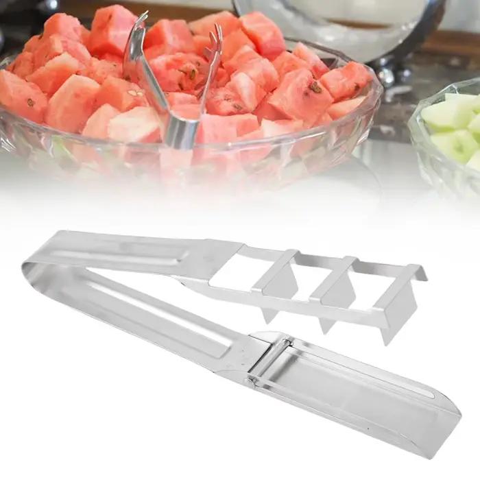 Coupe-fruits Cube de Melon coupe-melon coupe-pastèque grille antidérapante multifonctionnel détachable