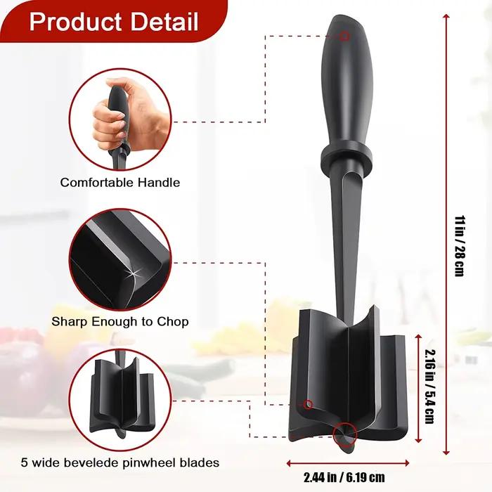 Hachoir à viande, hachoir à Hamburger, Premium résistant à la chaleur, pour viande de Hamburger, bœuf haché, dinde hachée, 1 pièce