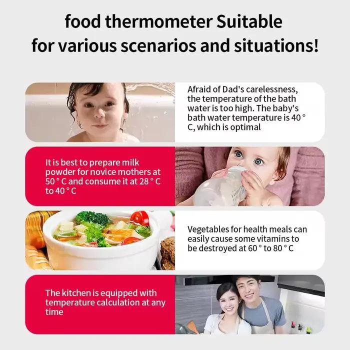 50-300 ℃ Thermomètre alimentaire numérique pour viande