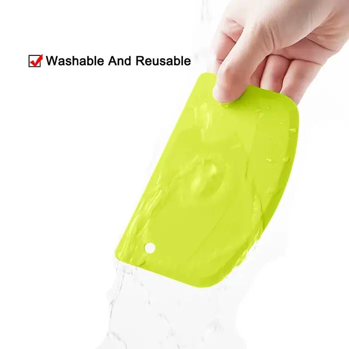 Spatule à crème à gâteau en plastique, 20G, 4 couleurs, couteau à pâte, coupe-beurre, grattoir de pâte, décoration, bord lisse uni, outils de cuisson, 1 pièce