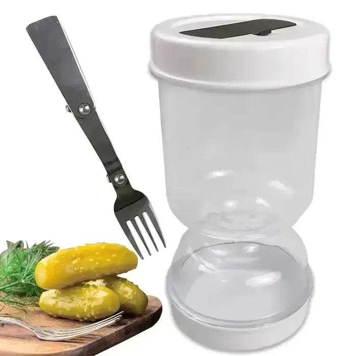 Pot de légumes de cornichon de séparation sec et humide