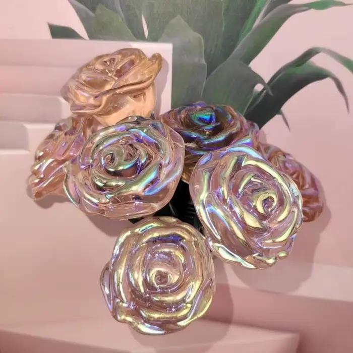 Bouchons de bouteille créatifs anti-fuite en forme de rose, pour conserver la fraîcheur, bouchons décoratifs en résine pour bouteilles de vin, utilisation en cuisine