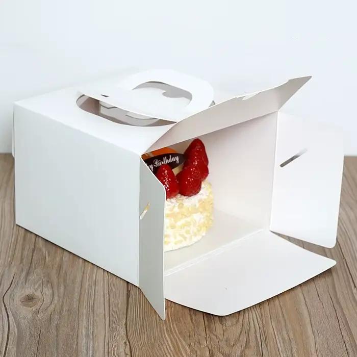 Boîte à gâteaux colorée en carton pour fête d'anniversaire enfant mariage noël saint valentin occaions spéciales 50 pièces lot