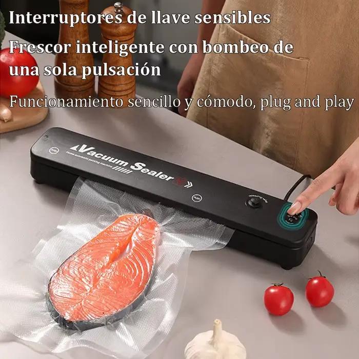 HOMEFISH – Machine à sceller sous vide électrique, économiseur d'aliments avec lien de sac sous vide pour les collations à la viande fraîche et la conservation des aliments ménagers