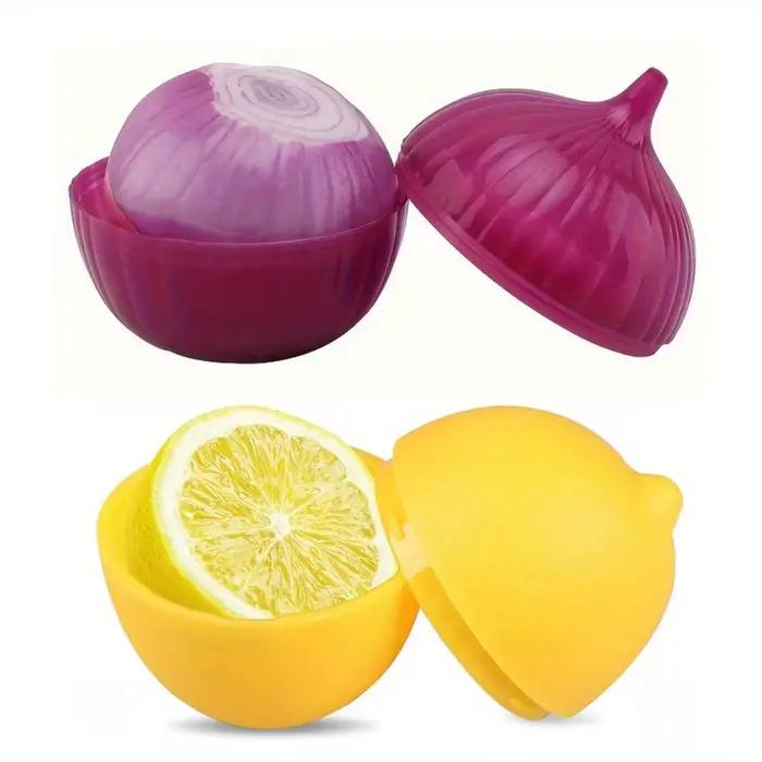 Conteneur de stockage d'oignon et de citron créatif multifonction