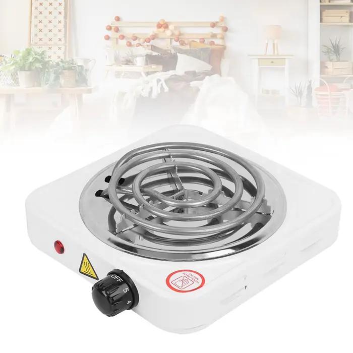 Cuisinière électrique portable en acier inoxydable 1000W à tube unique