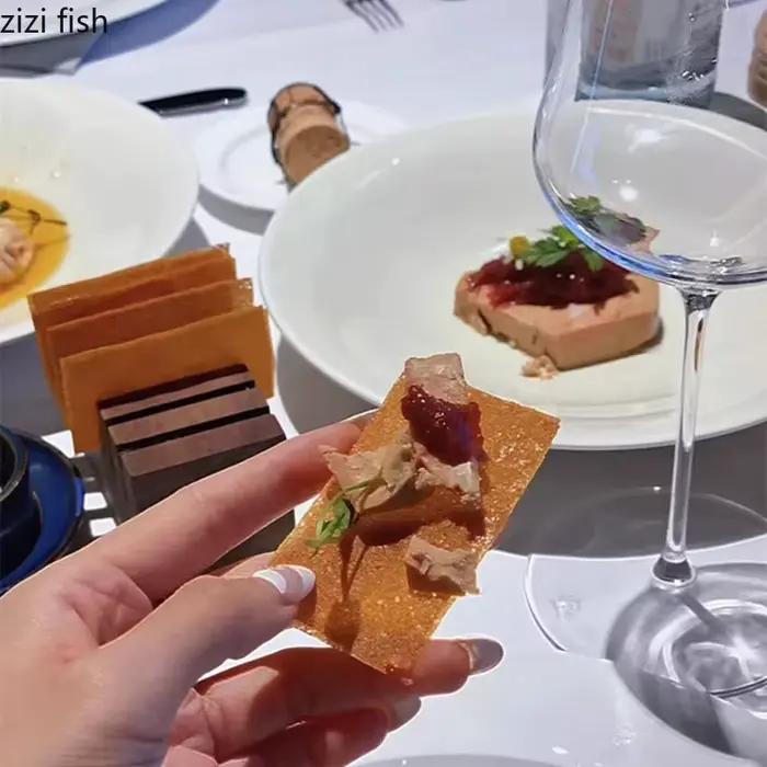 Plateau rectangulaire en bois pour restaurant