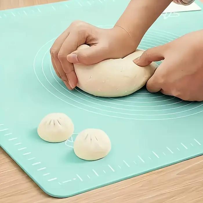 Tapis de cuisson en Silicone 50x40cm avec Guide de mesure, tapis de pâtisserie antiadhésif pour rouler la pâte, les Pizza et les biscuits