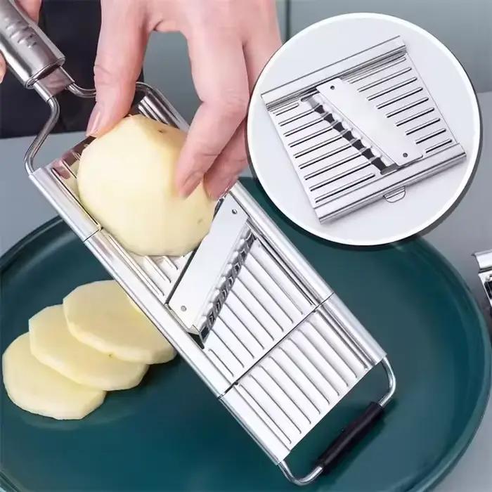 Râpe à légumes manuelle portable en acier inoxydable