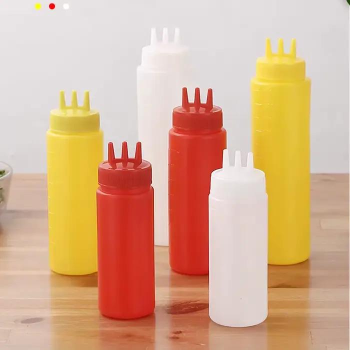 Bouteille à presser pour ketchup et moutarde