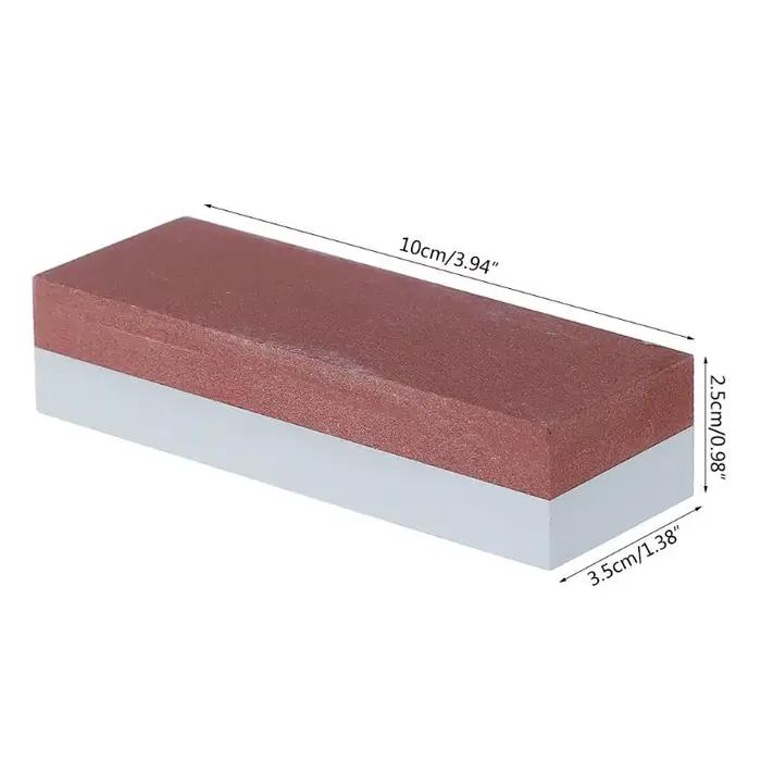 Pierre à aiguiser en corindon 400# 1500# pour couteaux de cuisine et utilisation domestique occasionnelle