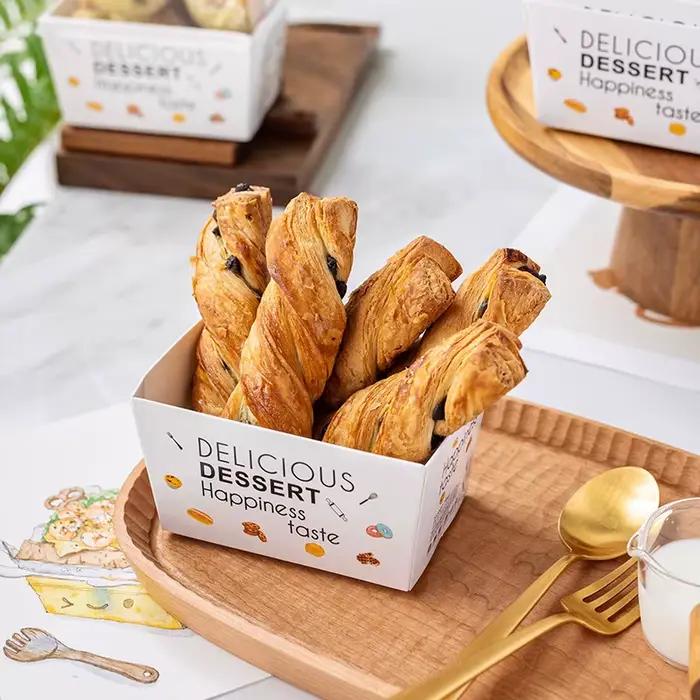 Boîte d'emballage pour sandwich, hamburger, toast, support étanche à l'huile avec couvercle, boîte à emporter, cadeau de fête Padramatiquement Chamonix, 10 pièces