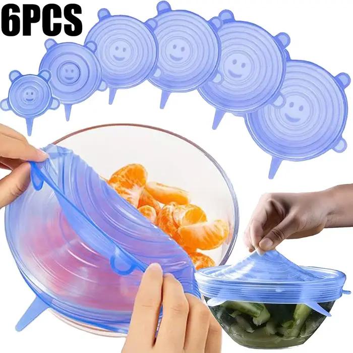 Couvercle de conservation en silicone de qualité alimentaire