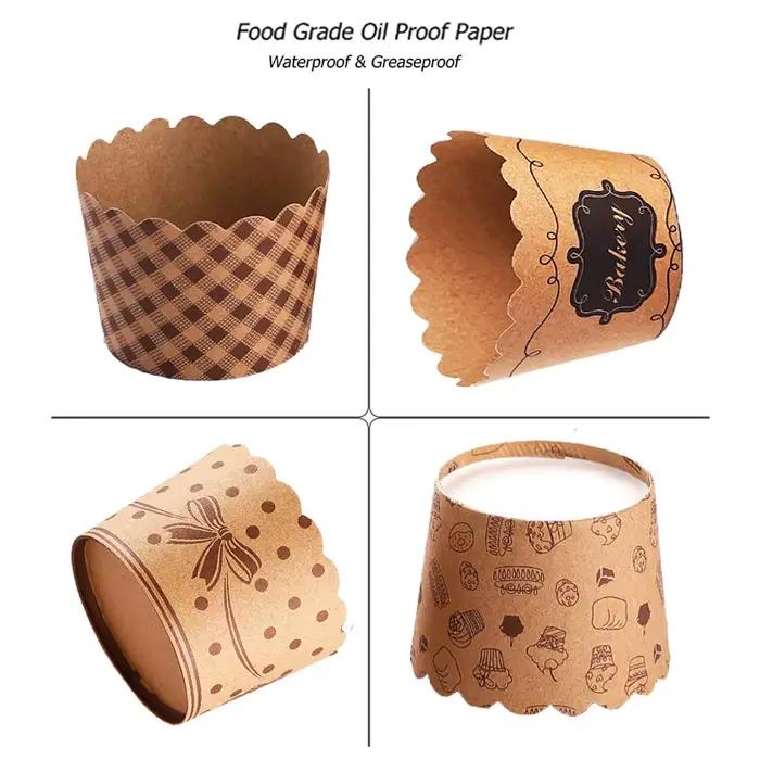 Moule à gâteau standard Chi en papier, moules à muffins, doublures, tasse de cuisson, 50 pièces