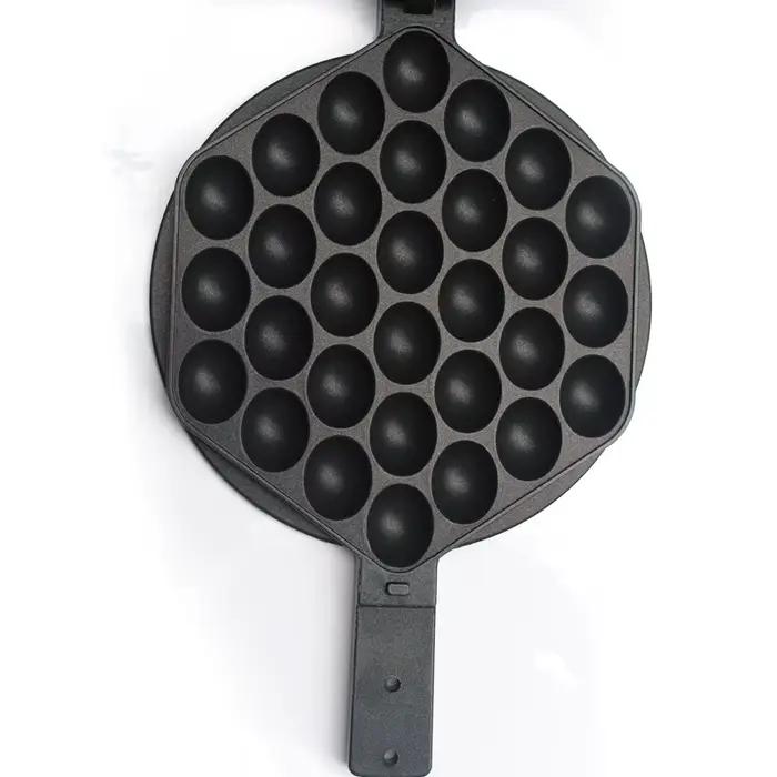 Commercial QQ oeufs bulle boule cuisson gaufrier fer Hongkong gaufre Eggette moule gâteau moule électrique Machine plaque antiadhésive