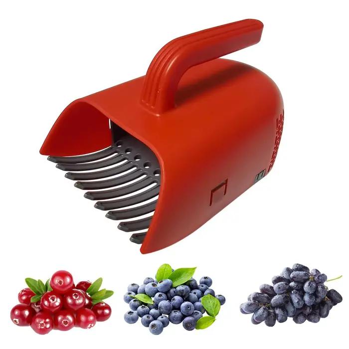 Râteau de cueillette de baies avec poignée ergonomique, cueilleur de bleuets, écologique et peu exigeant en termes de travail, outil de jardinage
