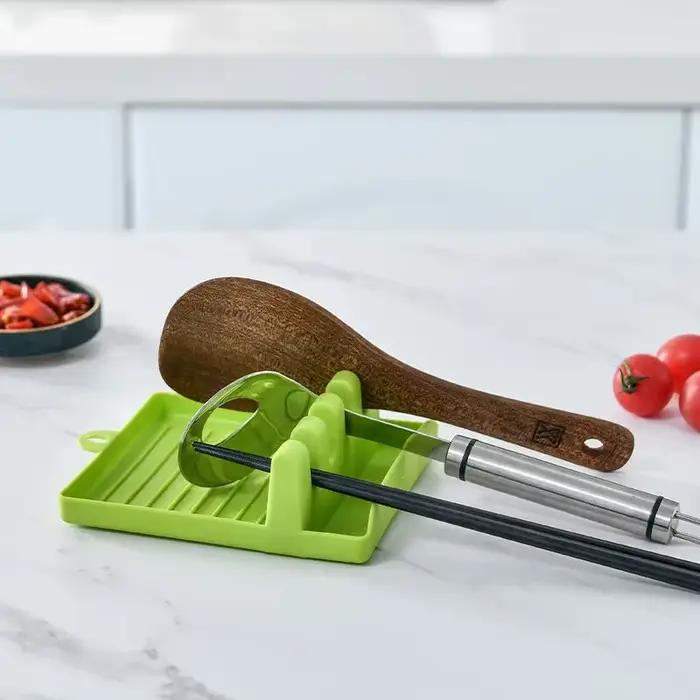 1PC Support de cuisine multifonctionnel pour ustensiles, couvercles de casseroles, cuillères, baguettes, spatules et cuillères à soupe, pour comptoir