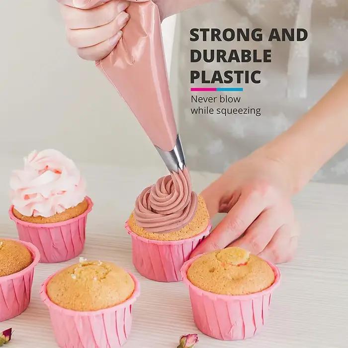 Nouveau 100/50/20 pièces sac à douille jetable pâtisserie glaçage Fondant gâteau crème sac