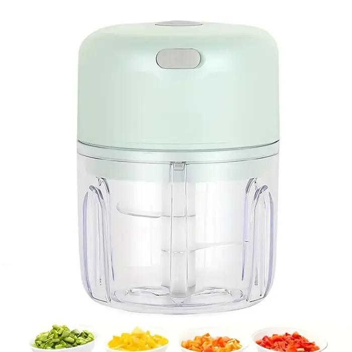 Mini hachoir à ail et à viande rechargeable de 250 ml