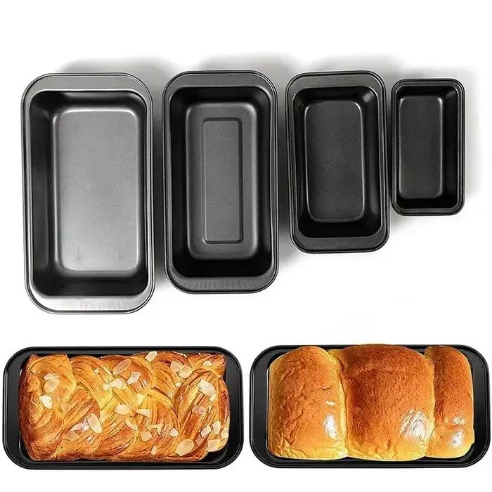 Poêle à Pain Antiarina en Acier au Carbone Accessoire de Cuisson Rectangulaire pour Brownies Pains de Viande Occasions Spéciales Polyvalente Durables