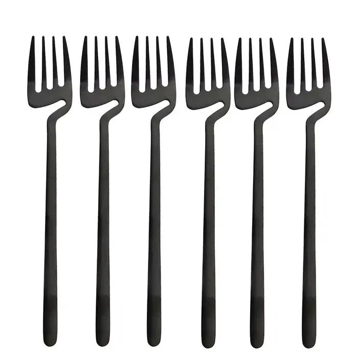 Fourchette à dîner noire