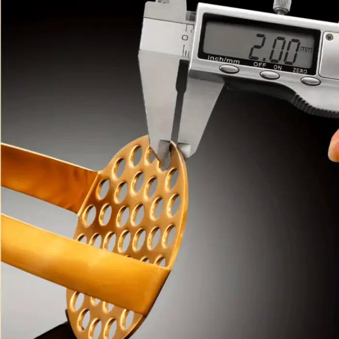 Broyeur de pommes de terre manuel en acier inoxydable, avec presseur à grille fine pour purée d'ail et de citrouille, outil de cuisine multifonctionnel