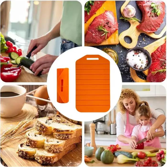 Planche à découper pliable double face en plastique respectueuse de l'environnement pour la cuisine maison camping comptoir appartement
