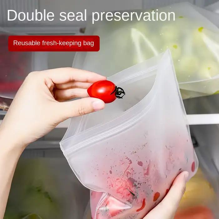Sac de conservation des aliments EVA 3940, sac de conservation des aliments pour réfrigérateur, sac scellé pour fruits et légumes, sac d'épissure alimentaire réutilisable