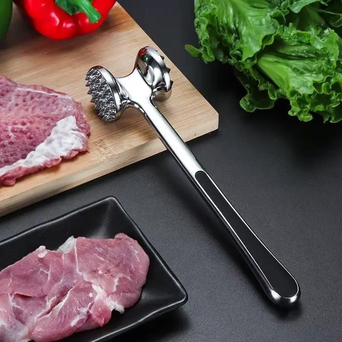 Marteau d'attendrisseur de viande Double face en alliage de Zinc