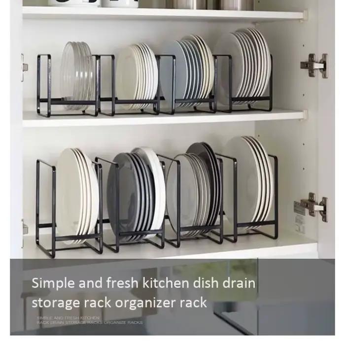 Support vertical en acier inoxydable pour rangement de vaisselle et organisation de cuisine, bureau ou chambre multifonctionnel