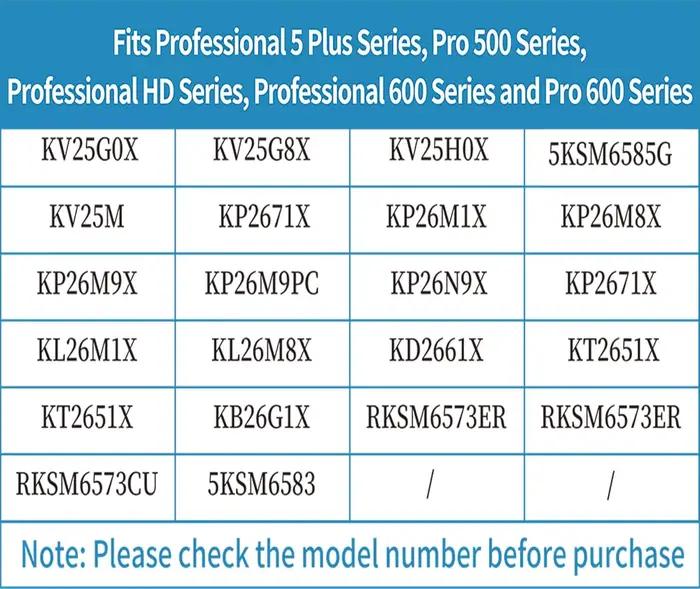Accessoires fouet à 6 fils compatibles avec le batteur KitchenAid 5Plus-6Quart, accessoires pour batteur sur socle à bol relevable, 6-quarts en acier inoxydable
