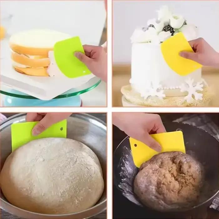 Spatule grattoir à pâte facile à ranger