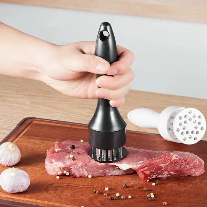 Attendrisseur de viande à 21 aiguilles, outil pour jambes de poulet, ailes, Steak, barbecue, cuisine, marteau de frappe