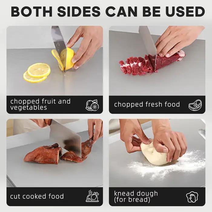 Planche à découper en titane pur TA1 blocs de hachage antibactériens pour cuisine saine et élégante occassions spéciales