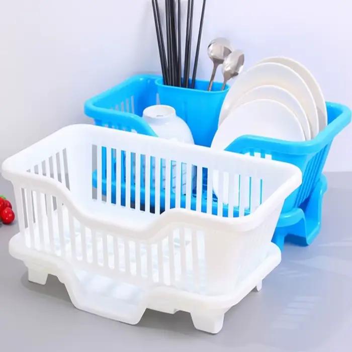 Vaccage de la vaisselle T1 Ustensiles de cuisine avec égouttoir