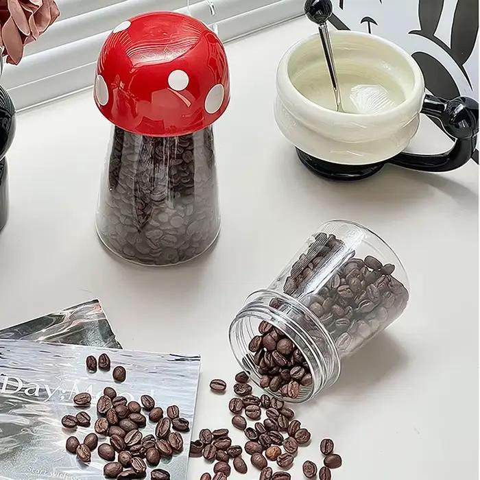 Nouveau pot de stockage de champignons Simple