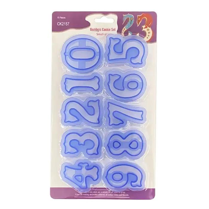 1 ensemble de grands moules à biscuits avec lettres anglaises
