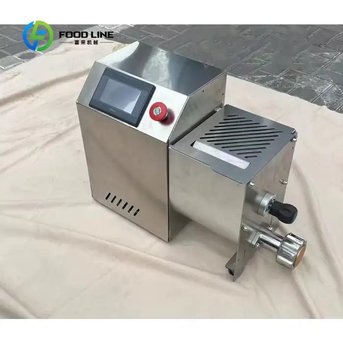 Machine à pâtes automatique sur mesure, production rapide, nettoyage facile, pour les entreprises de transformation alimentaire, en acier inoxydable, mélangeur intégré