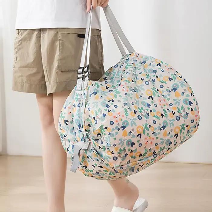 Sac de courses pliable, sac de rangement Portable de voyage étanche, sac de plage, sac d'épicerie de supermarché