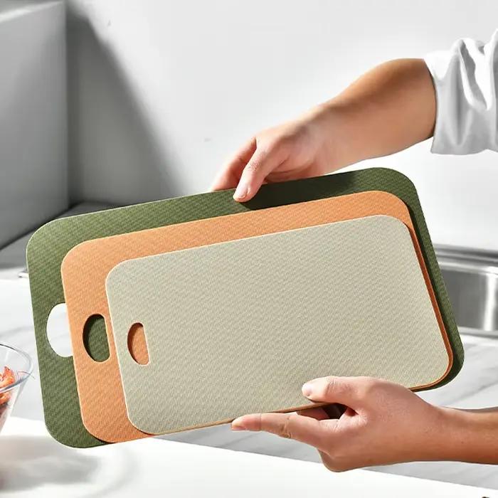 1/3 pièces outils de cuisine multicolore facile à nettoyer planche à découper en plastique antidérapante bloc de coupe alimentaire tapis outil cuisine fournitures de cuisine