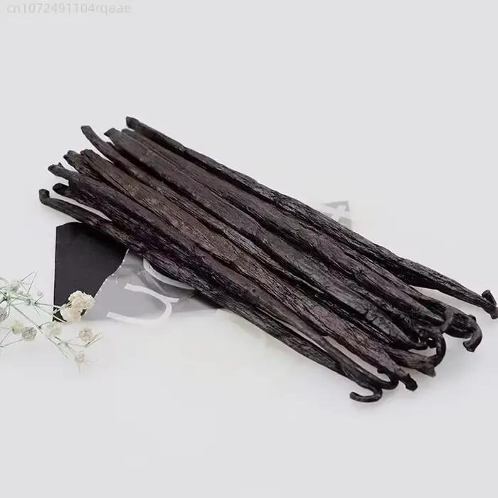 Gousse de vanille naturelle de Madagascar de qualité supérieure, 10/20 pièces, pour pot-pourri et fabrication d'essences, 14-17 cm