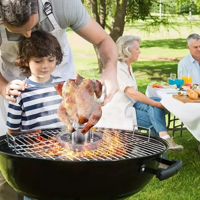Support de rôtissoire pour poulet