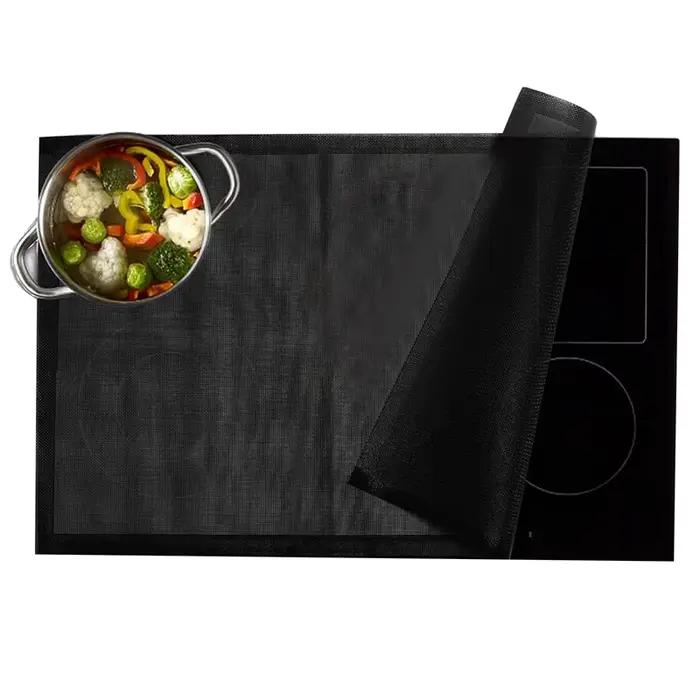 Tapis de protection de plaque de cuisson à Induction 52x78cm (20x30 pouces), tapis de plaque de cuisson à Induction magnétique en Silicone, protecteur de couverture de plaque de cuisson à Induction